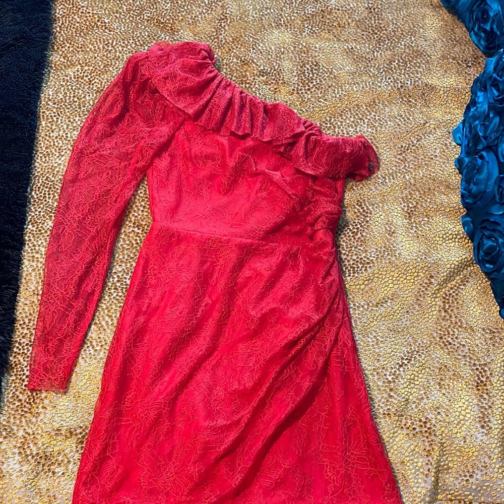 Camila Coelho Lecia mini red dress